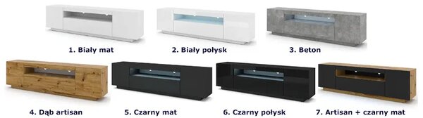 Szafka Pod Tv Stojąca Lub Ścienna Dąb Artisan F3-E75