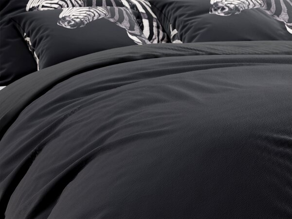 Pościel z mikrofibry 3D ZEBRA czarna Rozmiar pościeli: 70 x 90 cm | 140 x 200 cm