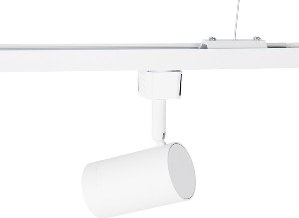 Nowoczesny system szynowy wiszący z 5 reflektorami biały 1-fazowy - Iconic Jeana