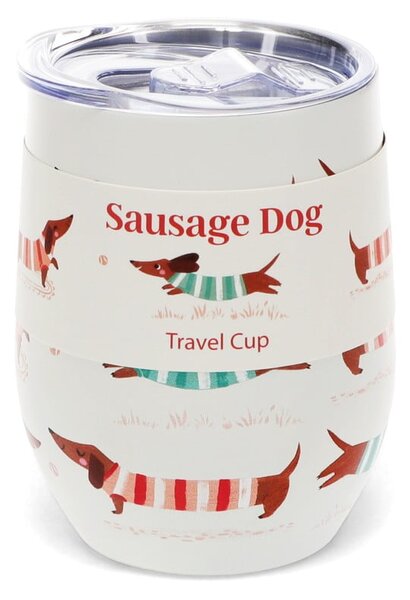 Kubek podróżny 350 ml Sausage Dog – Rex London