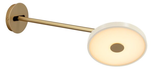 Biały kinkiet LED ze ściemniaczem ø 15 cm Asteria Wall Long – UMAGE