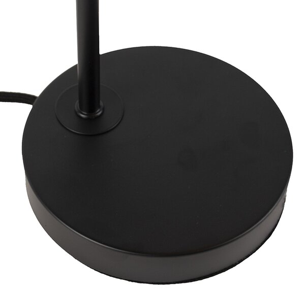 Nowoczesna czarna lampa stołowa - Facil