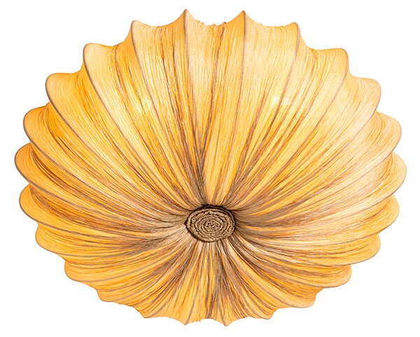 Designerska lampa sufitowa beżowa 60 cm 5-świateł - Plu