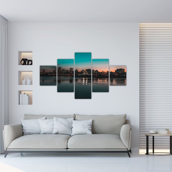 Obraz dużego miasta (125x70 cm)