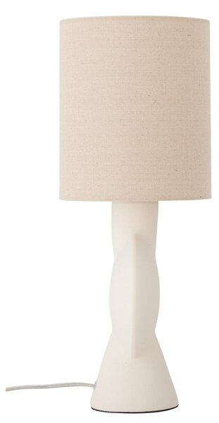 Beżowa lampa stołowa z tekstylnym kloszem (wysokość 54,5 cm) Sergio – Bloomingville