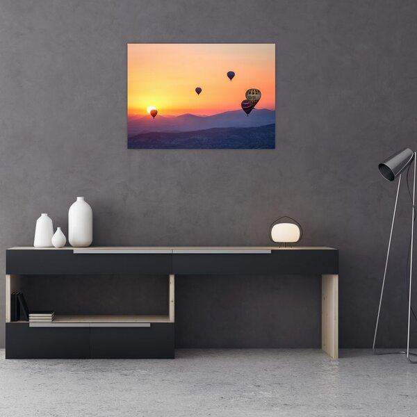 Obraz balonów na ogrzane powietrze (70x50 cm)