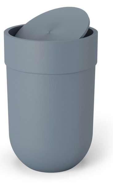 Niebieski plastikowy kosz na śmieci 6 l Touch – Umbra