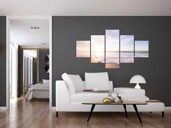 Obraz piaszczystej plaży (125x70 cm)