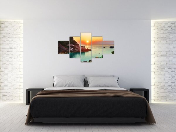 Obraz pięknej plaży (125x70 cm)