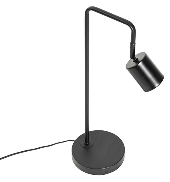 Nowoczesna lampa stołowa czarna regulowana - Java