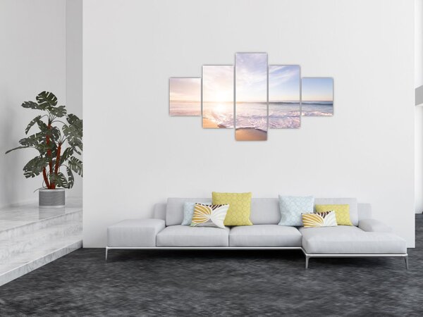 Obraz piaszczystej plaży (125x70 cm)