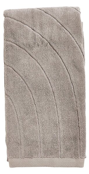 Szary bawełniany ręcznik frotte 50x100 cm Time – Zone