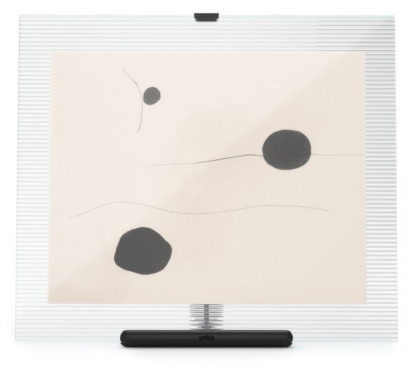 Czarna szklana ramka stojąca 26x30,5 cm Flute – Umbra