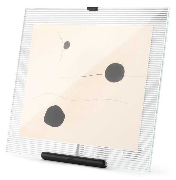 Czarna szklana ramka stojąca 26x30,5 cm Flute – Umbra