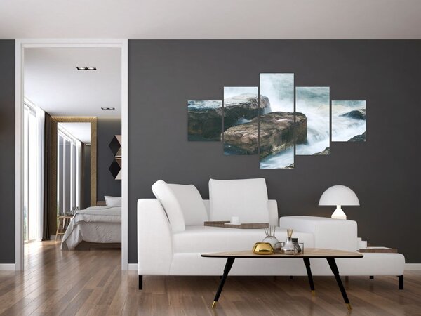 Obraz - siła wody (125x70 cm)