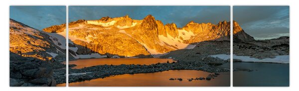 Obraz krajobrazu wysokogórskiego (170x50 cm)