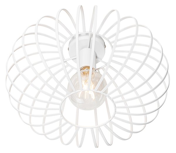 Designerska lampa sufitowa biała 39 cm - Johanna