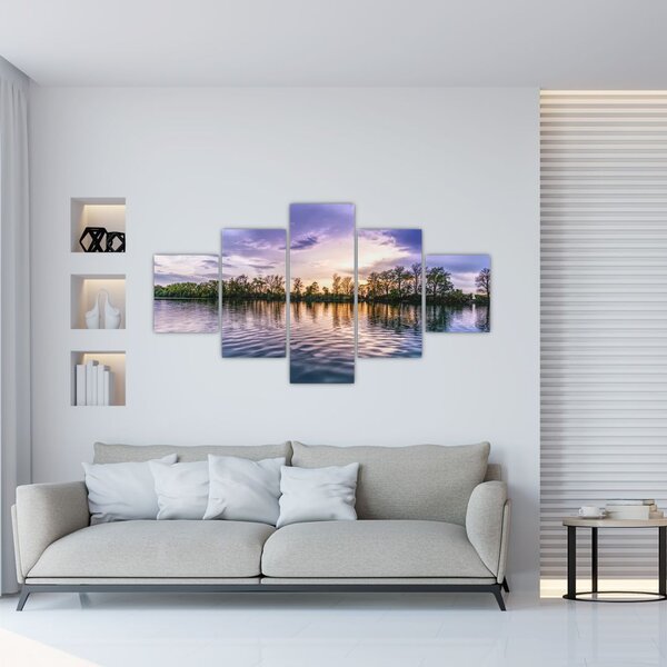 Obraz jeziora (125x70 cm)