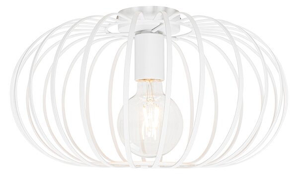 Designerska lampa sufitowa biała 39 cm - Johanna