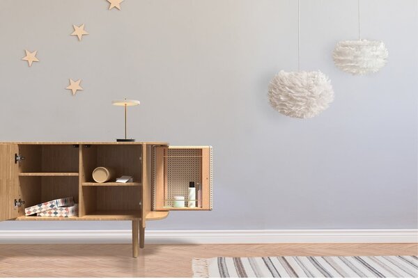 Biały abażur ø 45 cm Eos medium – UMAGE