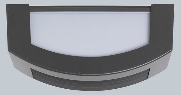Inteligentna lampa ścienna antracytowa IP44 w tym Wi-Fi P45 - Hurricane 1