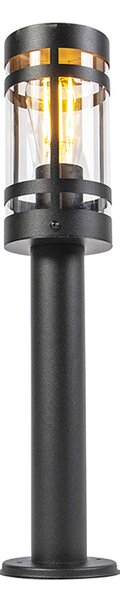 Inteligentna lampa zewnętrzna czarna 50 cm IP44 z WiFi ST64 - Gleam