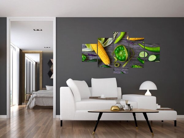 Obraz z warzywami (125x70 cm)