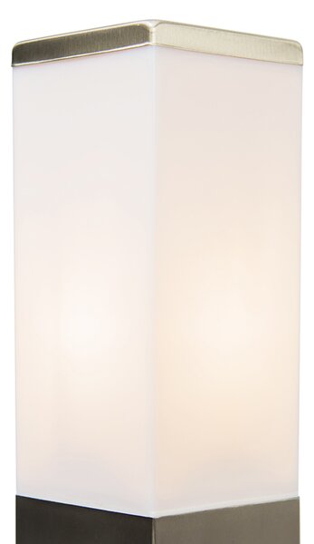 Inteligentna lampa zewnętrzna 45 cm stal z Wi-Fi P45 - Malios