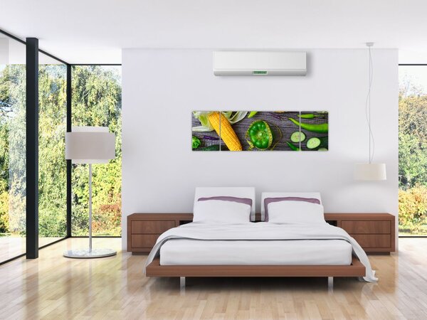 Obraz z warzywami (170x50 cm)
