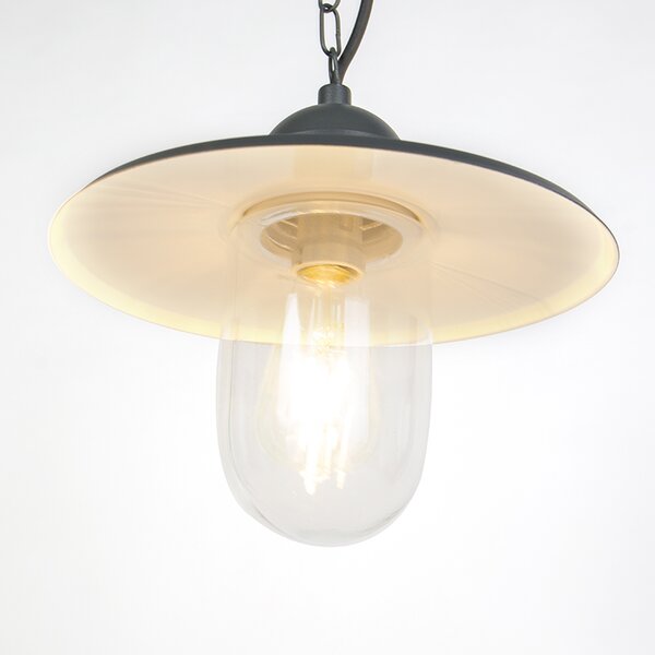 Inteligentna lampa wisząca zewnętrzna antracytowa IP44 z WiFi ST64 - Kansas Graphite