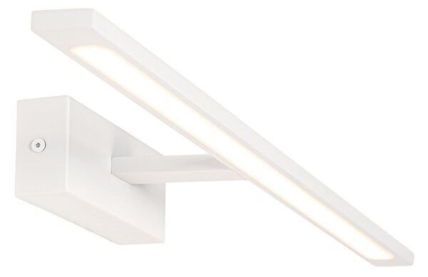 Lampa ścienna biała 62 cm z wbudowanym LED IP44 - Jerre