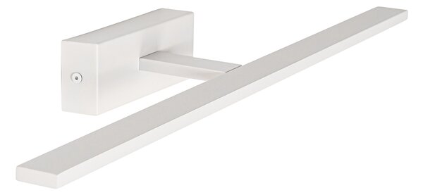Lampa ścienna biała 62 cm z wbudowanym LED IP44 - Jerre
