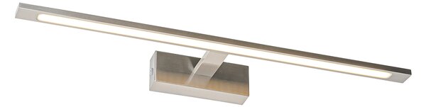 Stalowa lampa ścienna 62 cm z LED IP44 - Jerre