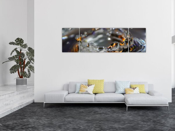 Obraz bransoletki z kropel wody (170x50 cm)