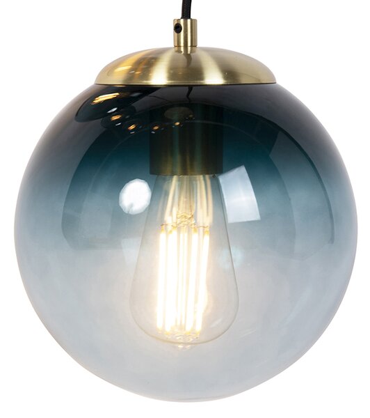 Inteligentna lampa wisząca mosiężna 7-punktowa z WiFi ST64 - Pallon
