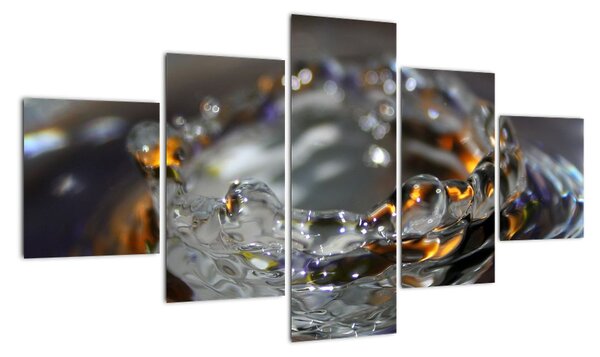 Obraz bransoletki z kropel wody (125x70 cm)