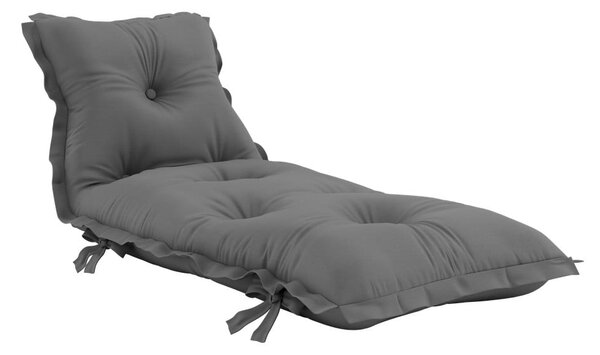 Ciemnoszary wielofunkcyjny futon odpowiedni na zewnątrz Karup Design OUT™ Sit&Sleep Dark Grey