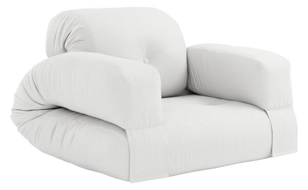 Biały fotel rozkładany odpowiedni na zewnątrz Karup Design OUT™ Hippo White