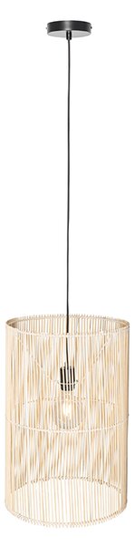 Skandynawska lampa wisząca bambusowa - Natasja