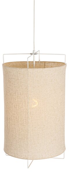 Designerska lampa wisząca beżowa - Rich