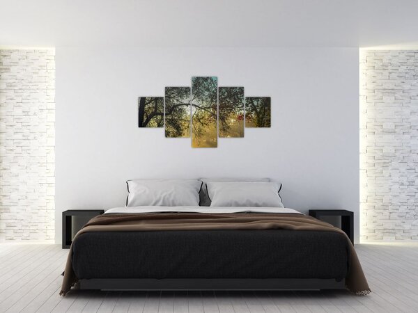 Obraz wschodu słońca (125x70 cm)