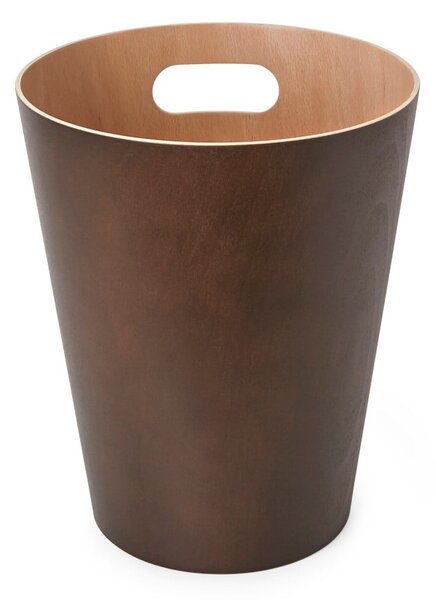Brązowy biurowy kosz na śmieci 7,5 l Woodrow – Umbra