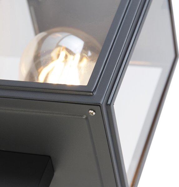 Inteligentna lampa ścienna szara w komplecie z inteligentną żarówką G95 - Sutton Up