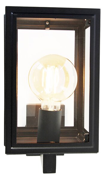Inteligentna rustykalna lampa ścienna czarna z WiFi G95 - Sutton Up