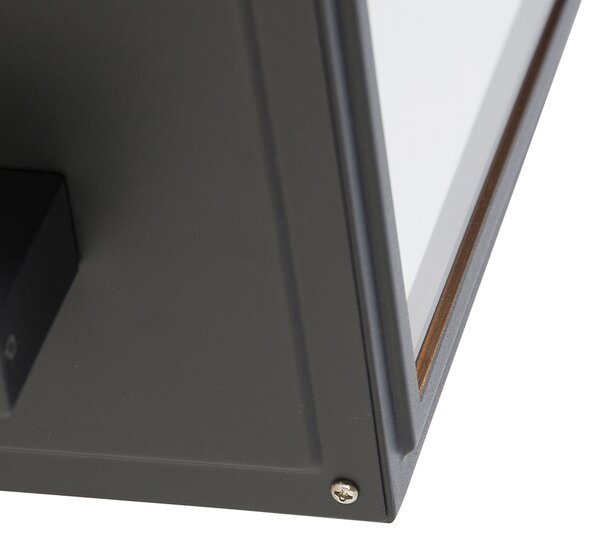 Inteligentna lampa ścienna szara w komplecie z inteligentną żarówką G95 - Sutton Up