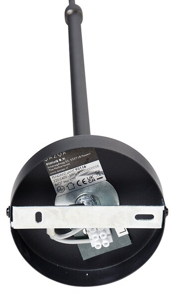 Inteligentna lampa wisząca czarna 4-punktowa z Wi-Fi ST64 - Laser