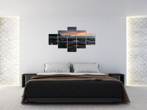 Obraz - krajobraz w Nowej Zelandii (125x70 cm)