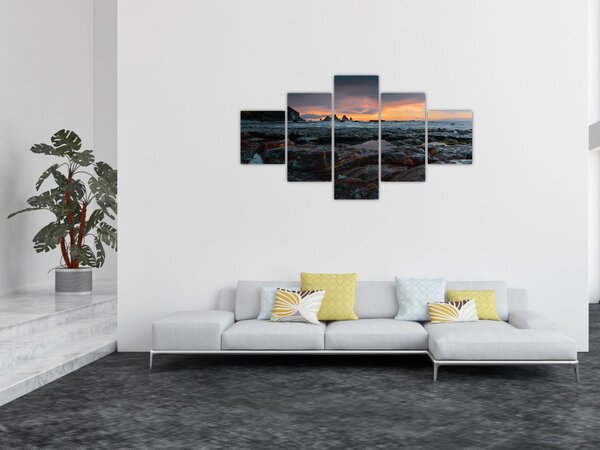 Obraz - krajobraz w Nowej Zelandii (125x70 cm)