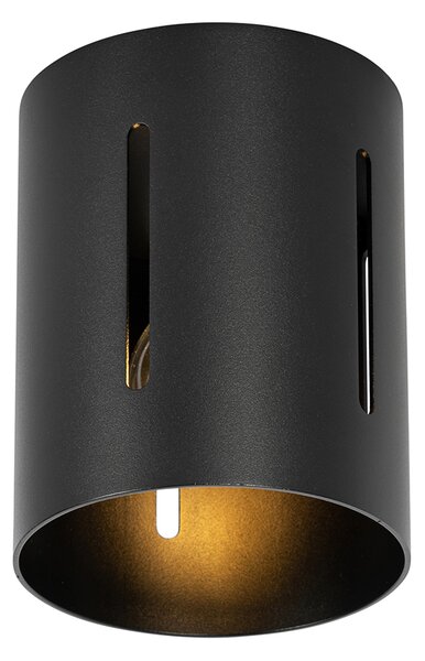 Designerska lampa sufitowa czarna - Yana