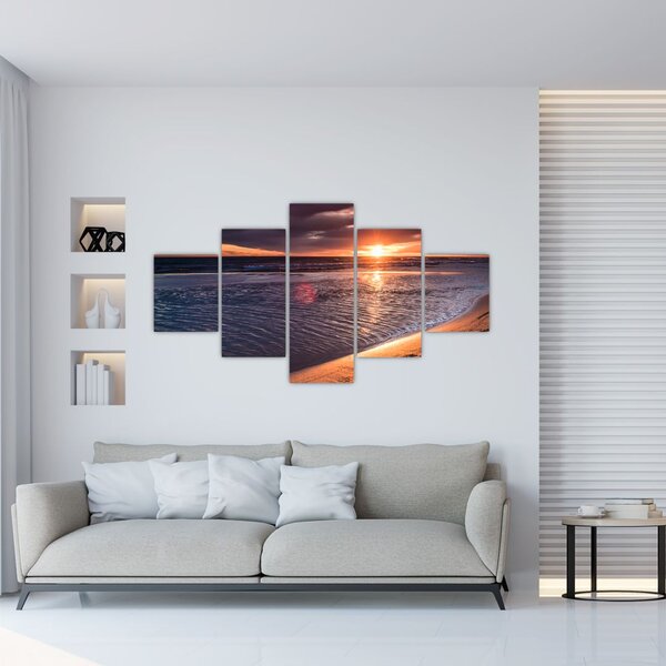 Obraz zachodu słońca (125x70 cm)
